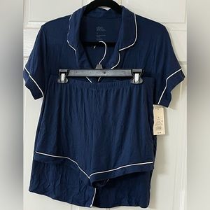 Stars Above Navy Short Pajamas PJ’s Two Piece Set NWT